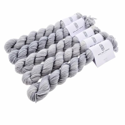 Merino Twist Sock Mini - Silver 0221