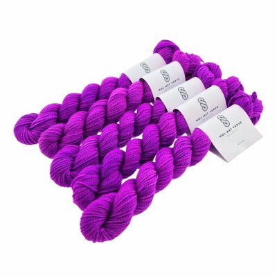 Merino Twist Sock Mini - Purple Pop 0124