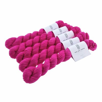 Merino Twist Sock Mini - Raspberry Rose 0124