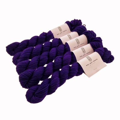Merino Twist Sock Mini - Royal Purple