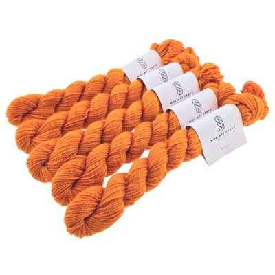 Merino Twist Sock Mini - Monarch Orange 0124