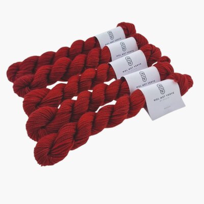 Merino Twist Sock Mini - Turkey Red