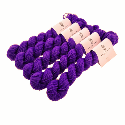 Merino Twist Sock Mini - Electric Violet 0125
