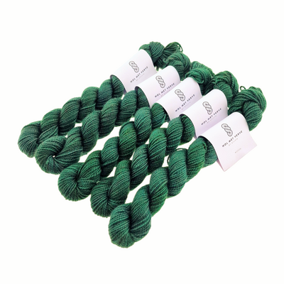 Merino Twist Sock Mini - Dark Moss 0125