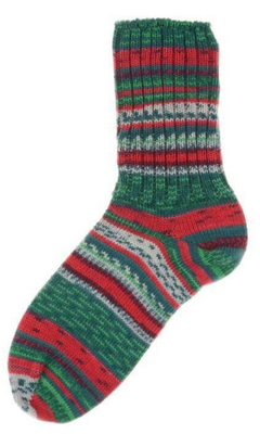 Simple Sock - Self striping 25-027