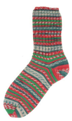 Simple Sock - Self striping 25-028