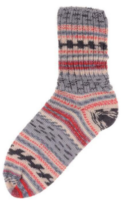 Simple Sock - Self striping 25-029