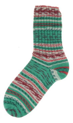 Simple Sock - Self striping 25-030