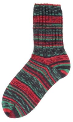 Simple Sock - Self striping 25-032